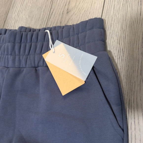 POPFLEX Cloud Rollover Sweatpant Denim Blue, Small - Picture 7 of 9